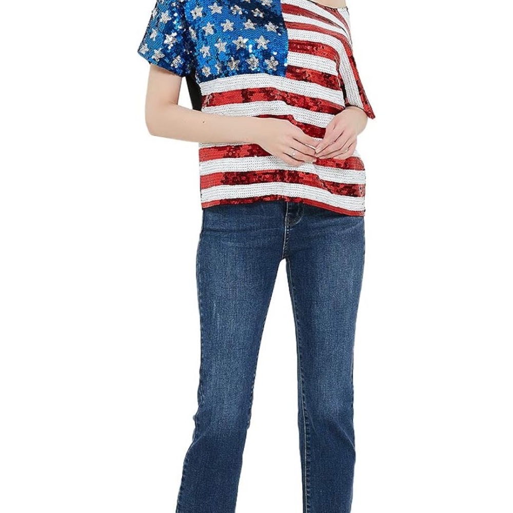 Flag sequins top - Picture 8 of 8